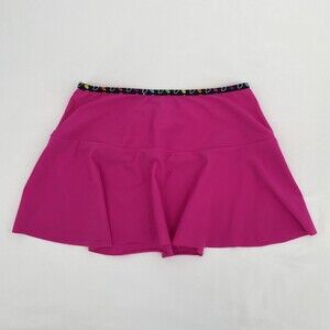 Girl's Stretch Elastic Waist Pull-On Swimwear Swim Skirt Pink Size 12